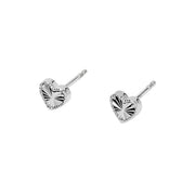 Mabina Orecchini a lobo in argento con cuore 563979